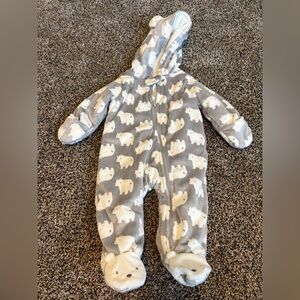 Carter’s Fleece Winter One-Piece 3-6 months